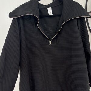 Lane Bryant Charcoal Ribbed Top